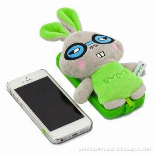 High quality soft plush case for iPhone 5 with silicon cover